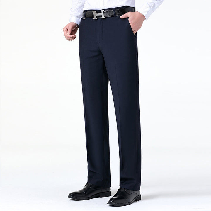 Herren elegante Anzughose mit feinem Strukturdesign Echoarchiv