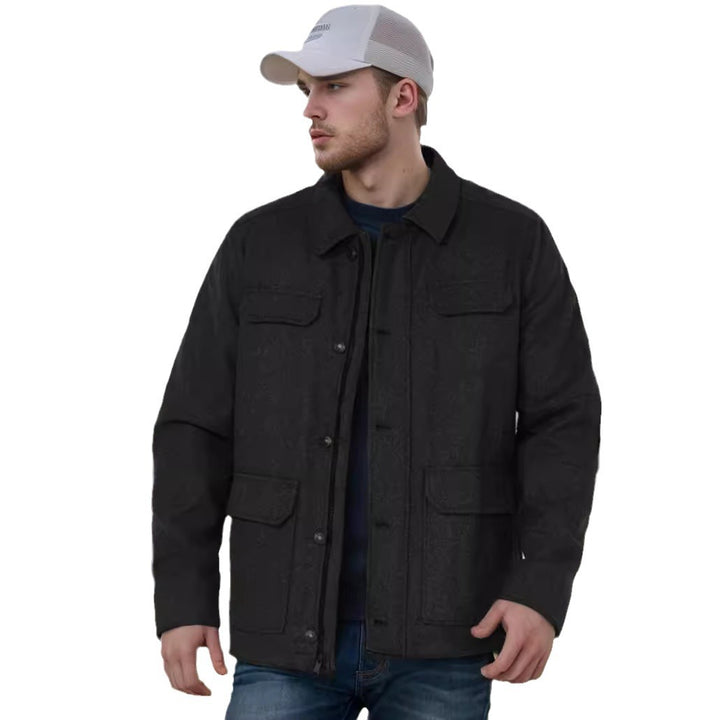 Herren modische Jacke mit praktischen Taschen Echoarchiv