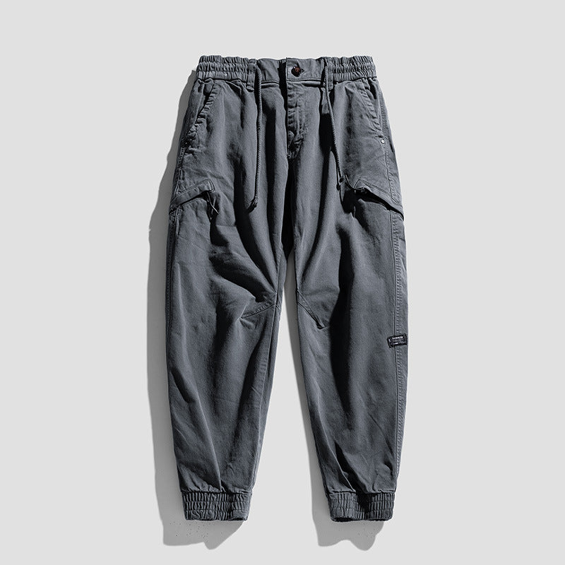Herren Cargo-Jogginghose im Utility-Look mit elastischem Bund, Kniepaneelen und Klappentaschen Echo Archiv
