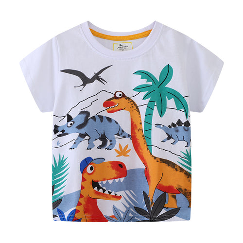 Kinder T-Shirt mit lebendigem Dinosaurier-Motiv Echo Archiv