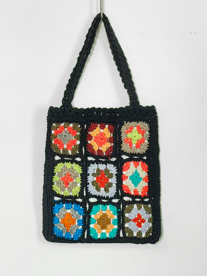 Damen Handgefertigte Häkel-Tasche Echo Archiv