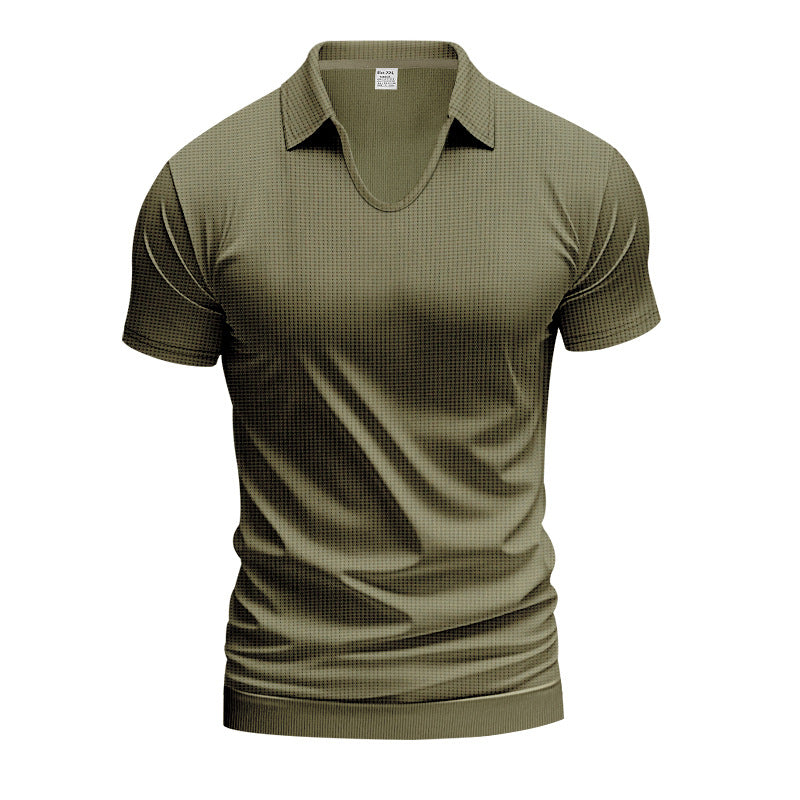 Herren Polo-Shirt mit strukturiertem Design und modernem Schnitt Echoarchiv