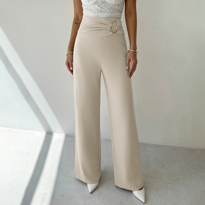 Damen Elegante High-Waist Palazzo-Hose Echo Archiv
