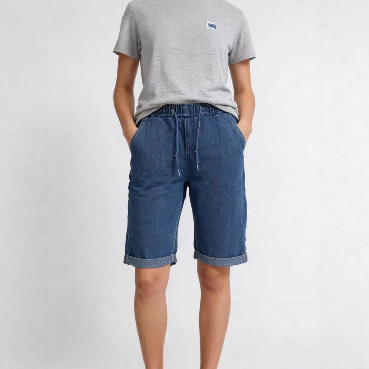 Damen Jeans-Shorts mit elastischem Bund und praktischen Taschen Echo Archiv