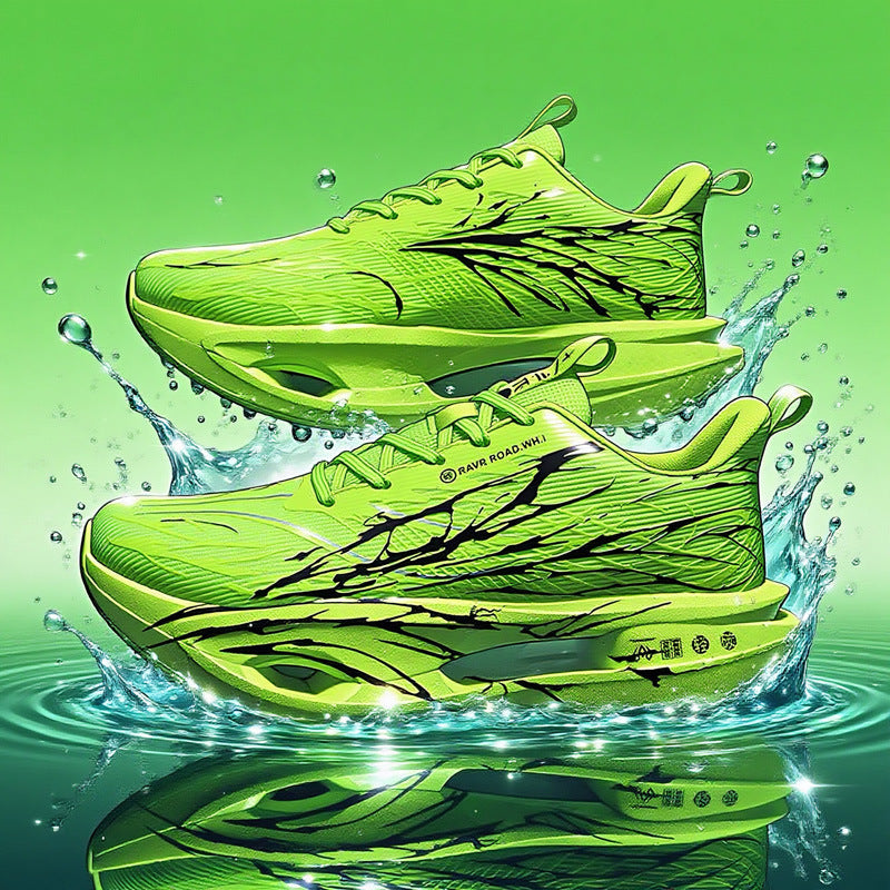 Unisex hydrodynamische Straßen- und Cross-Trainingsneaker mit teilgekapselter Hohlkern-Zwischensohle und reißfestem Ripstop-Obermaterial – Tavélo