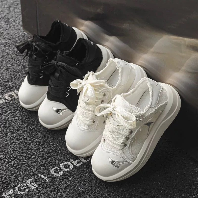 Damen Hochwertige Sneaker mit innovativer Schnürdetails und bequemer Dämpfung Echo Archiv