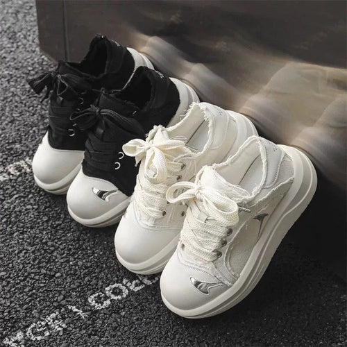 Damen Hochwertige Sneaker mit innovativer Schnürdetails und bequemer Dämpfung Echo Archiv