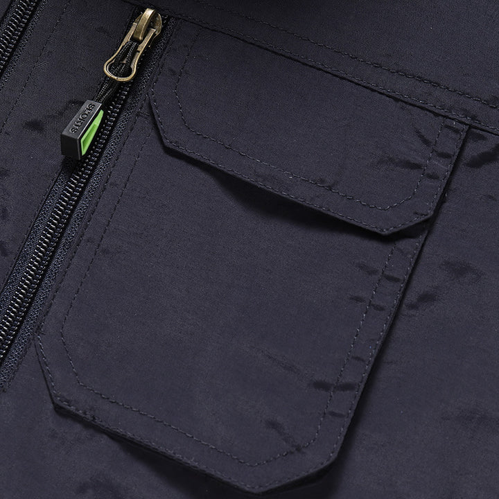 Herren Multifunktionale Outdoor-Utility‑Weste mit Mesh‑Innenfutter und Mehrfachtaschen Echoarchiv