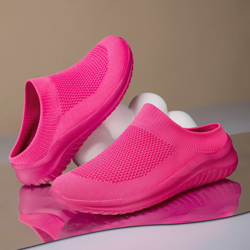 Damen nan Slip-On-Stricktrainer mit sockenhaftem Schaft und ergonomischer Dämpfungssohle Echo Archiv