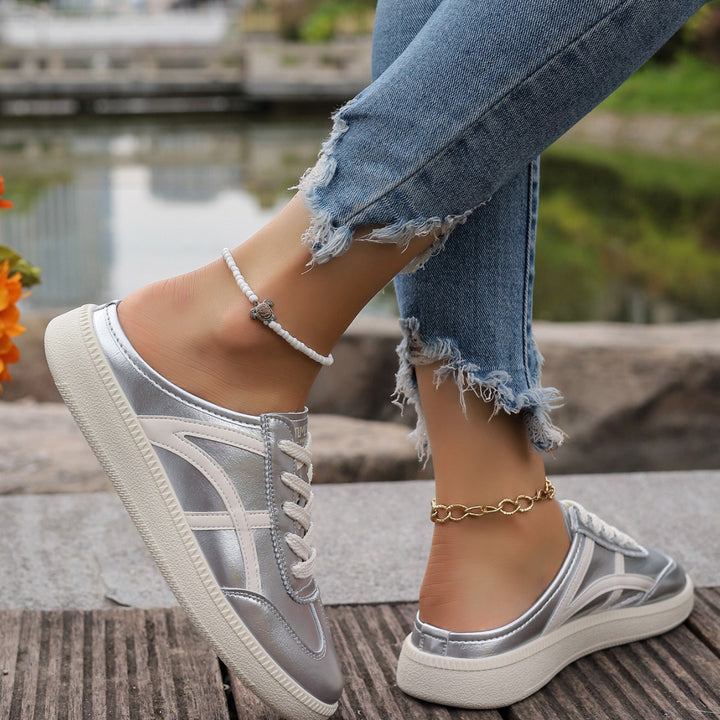 Damen Slip-On Sneaker mit offener Ferse und gepolstertem Komfortfußbett – Lioré
