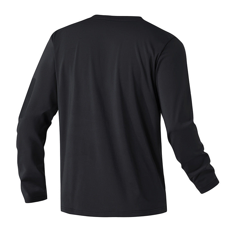 Herren Funktionsshirt mit langem Arm und praktischer Tasche Echoarchiv