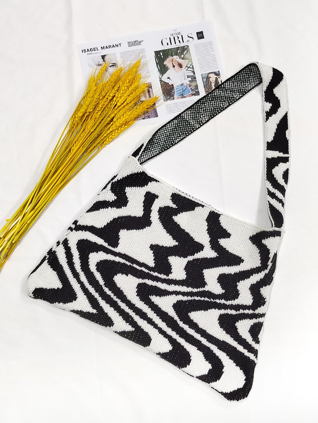 Damen Tasche mit geometrischem Muster Echo Archiv