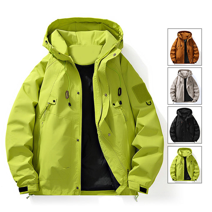 Herren Moderne wasserfeste Outdoorjacke Echoarchiv