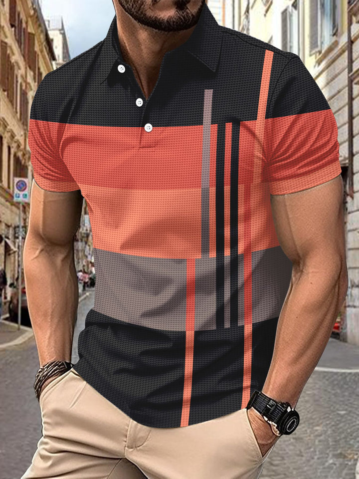 Herren Sportliches Piqué-Poloshirt Echoarchiv