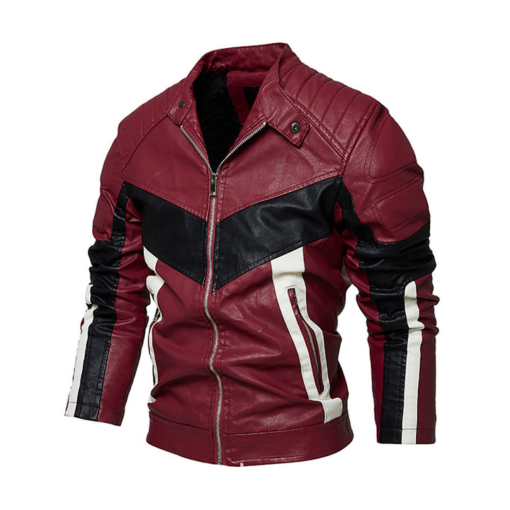 Herren stilvolle Bikerjacke aus hochwertigem Leder Echoarchiv