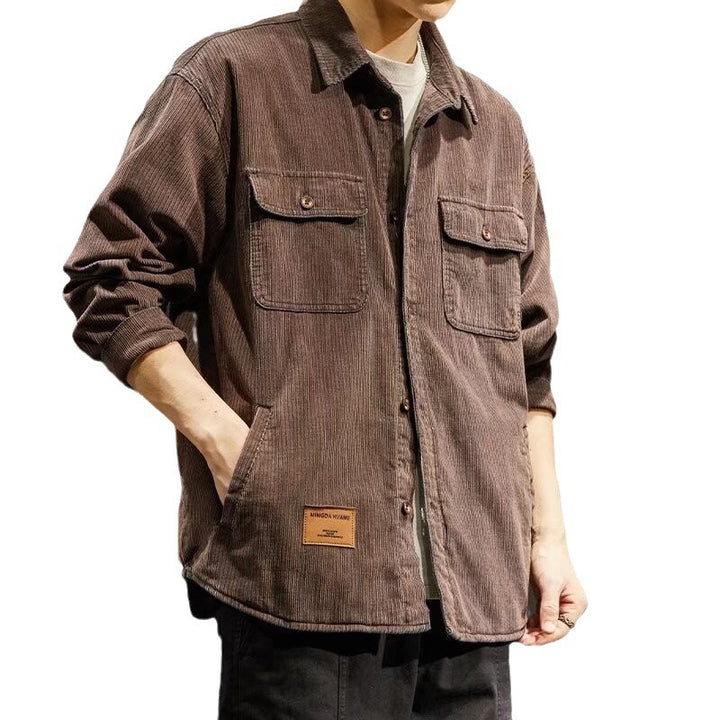 Herren Kordjacke mit Taschen Echo Archiv