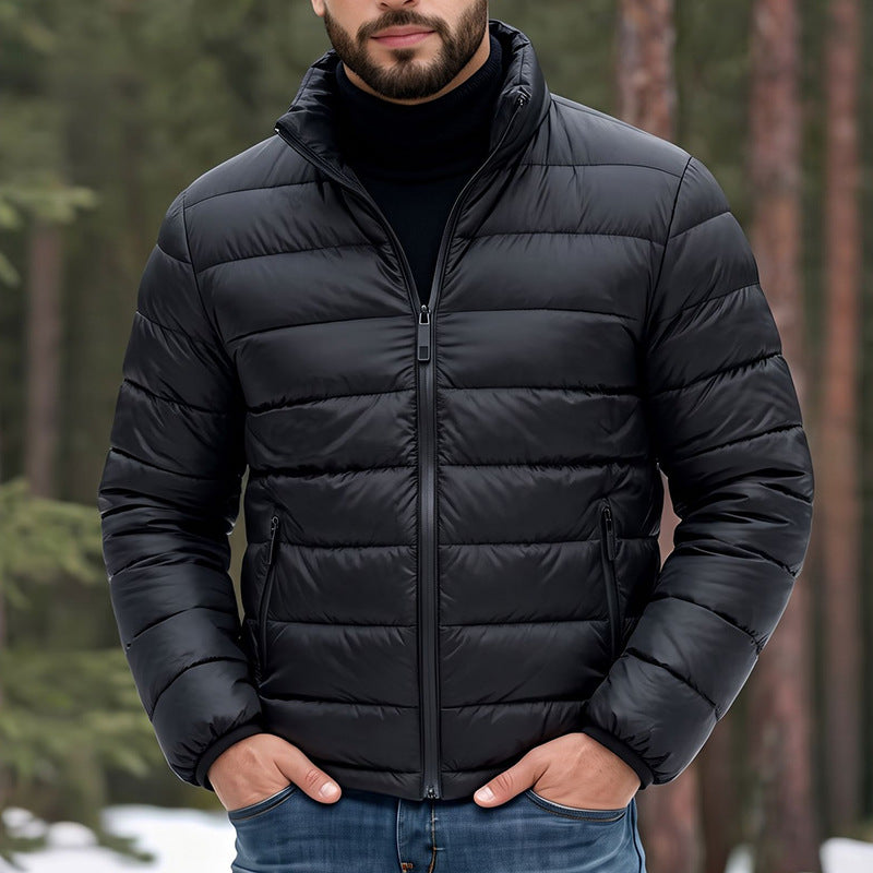 Herren Leichte gesteppte Windjacke Echo Archiv