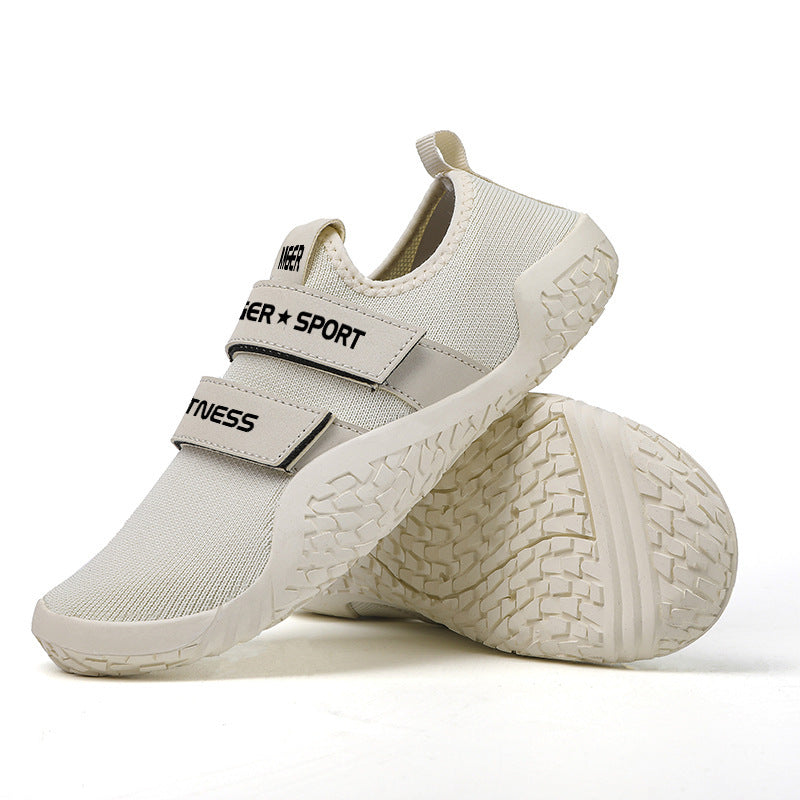 Damen nan atmungsaktive Klett-Sneaker mit flexibler rutschfester Gummisohle Echo Archiv