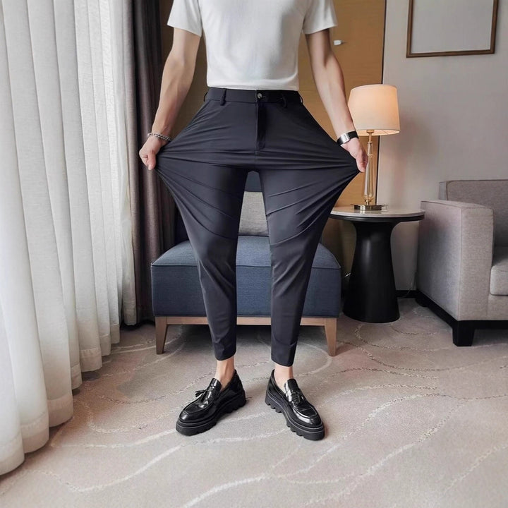 Herren Elegante Slim-Fit Hose Echoarchiv