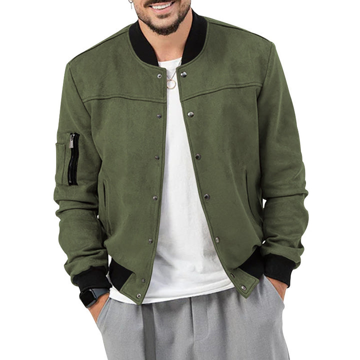 Herren sportliche Bomberjacke mit praktischen Taschen Echoarchiv