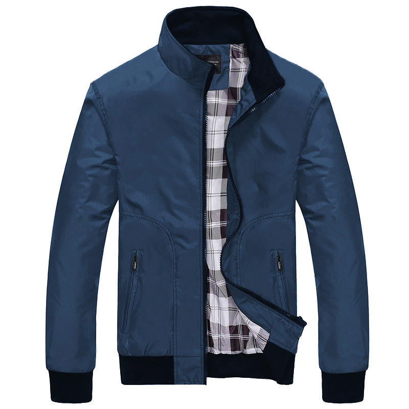 Herren Übergangsjacke mit hohem Kragen und bequemen Taschen Echo Archiv