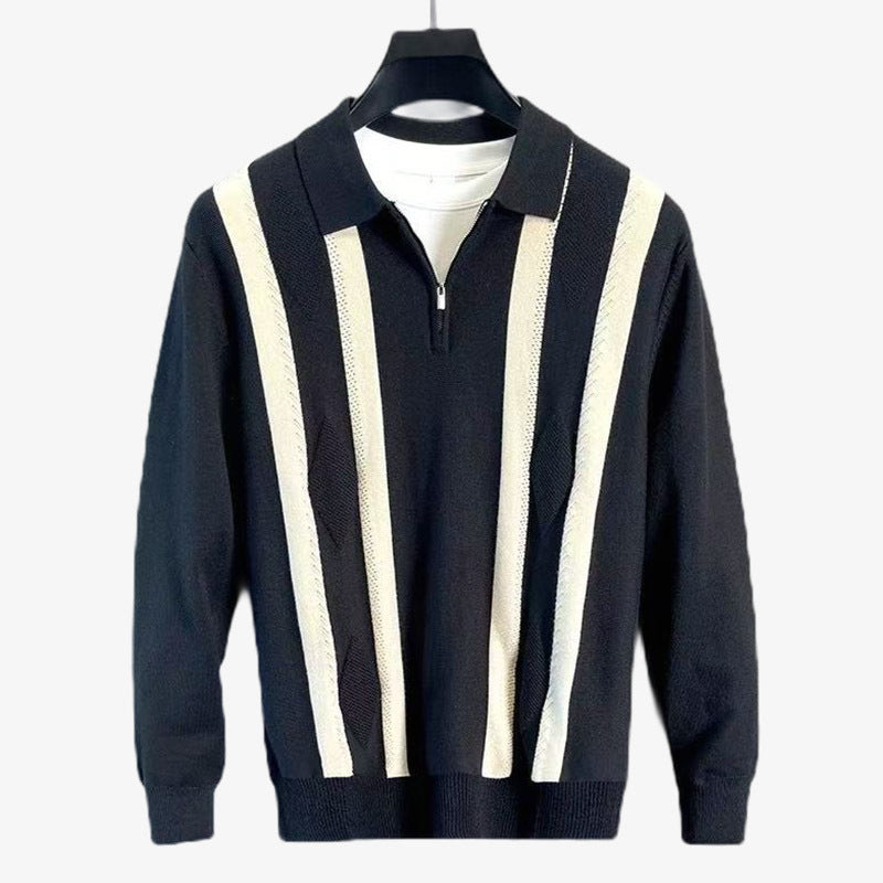 Herren Stilvolles Kurzarm Poloshirt mit strukturiertem Design Echo Archiv