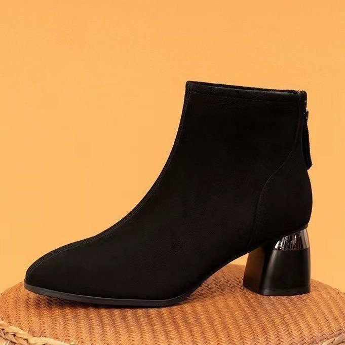 Damen Elegante Veloursleder Stiefeletten Echo Archiv