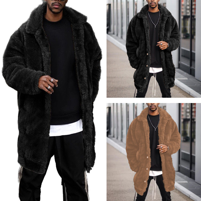 Herren kuschelige und warme Fleecejacke Echoarchiv