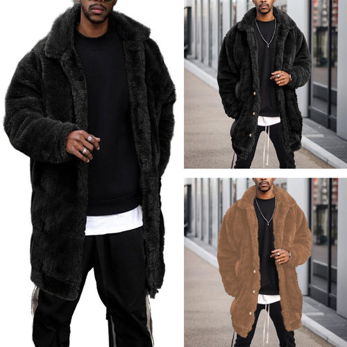 Herren kuschelige und warme Fleecejacke Echoarchiv