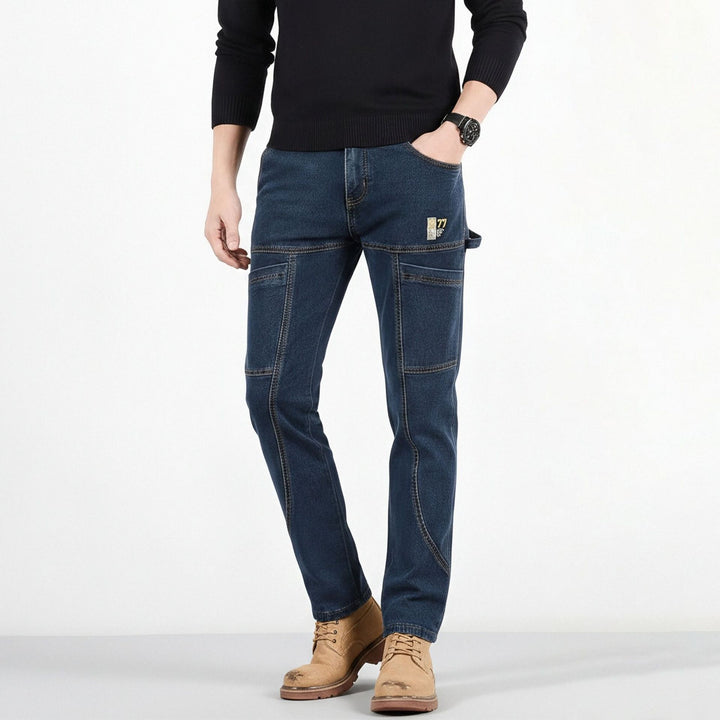 Herren Bequeme und stylische Workwear Denim Hose Echoarchiv
