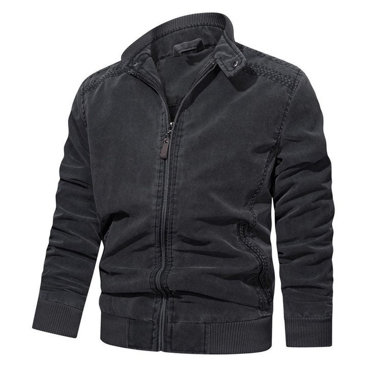 Herren Modische Bomberjacke mit Reißverschluss und feinen Details Echo Archiv