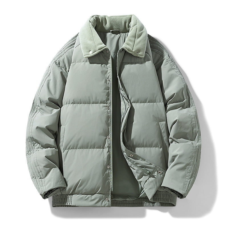 Herren Gepolsterte Winter-Steppjacke mit Teddykragen und winddichter Thermofüllung Echo Archiv