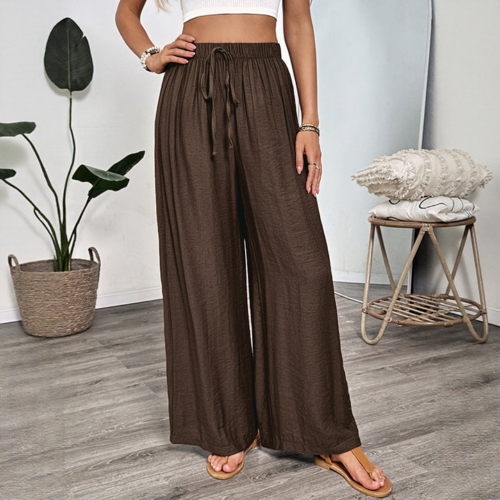 Damen Weite Sommerhose mit Kordelzug Echo Archiv