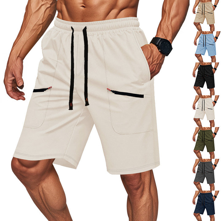 Herren Sportliche Shorts mit vielseitigen Taschen und elastischem Bund Echoarchiv
