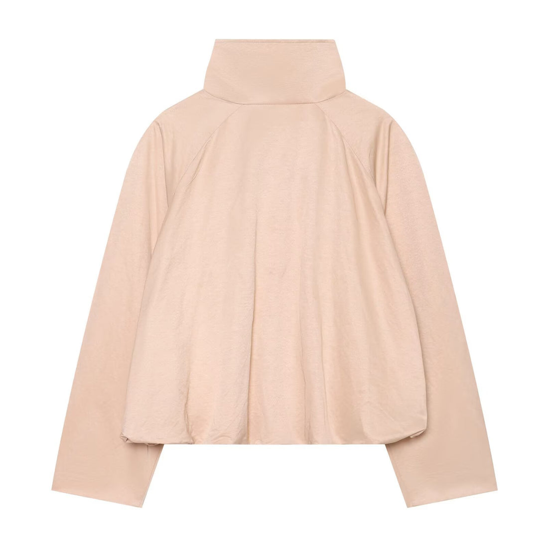 Damen Cropped Übergangsjacke mit hohem Stehkragen und Raglanärmeln Echoarchiv
