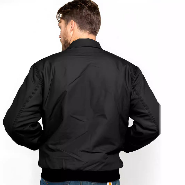 Herren stilvolle Bomberjacke mit praktischen Taschen und elastischem Bund Echoarchiv