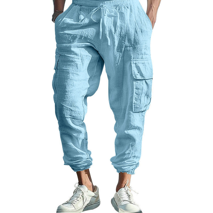 Herren Cargo-Hose mit elastischem Bund und seitlichen Taschen Echoarchiv