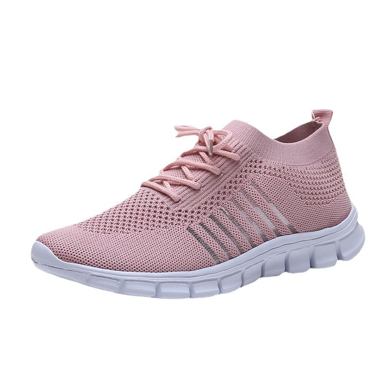 Damen atmungsaktiver Strick-Sneaker mit flexibler Segmentsohle und Komfortfußbett Echo Archiv