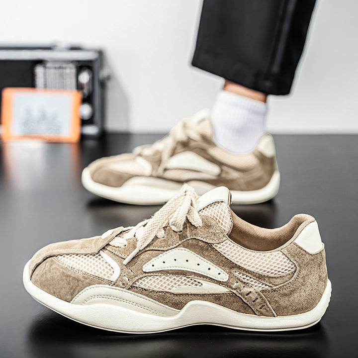 Herren Wildleder-Mesh Casual-Sneaker mit ergonomischer Komfortsohle – Norré