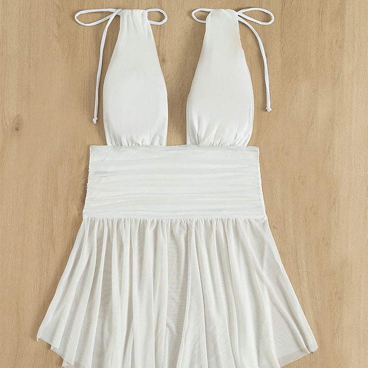 Damen verspieltes Strandkleid Echo Archiv