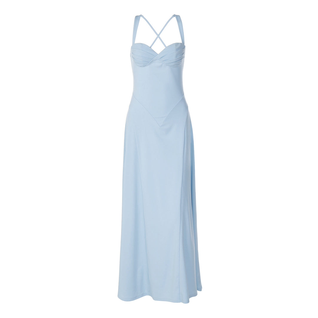 Damen Elegantes Maxikleid mit raffinierten Trägerdetails und schmeichelndem Schnitt Echo Archiv