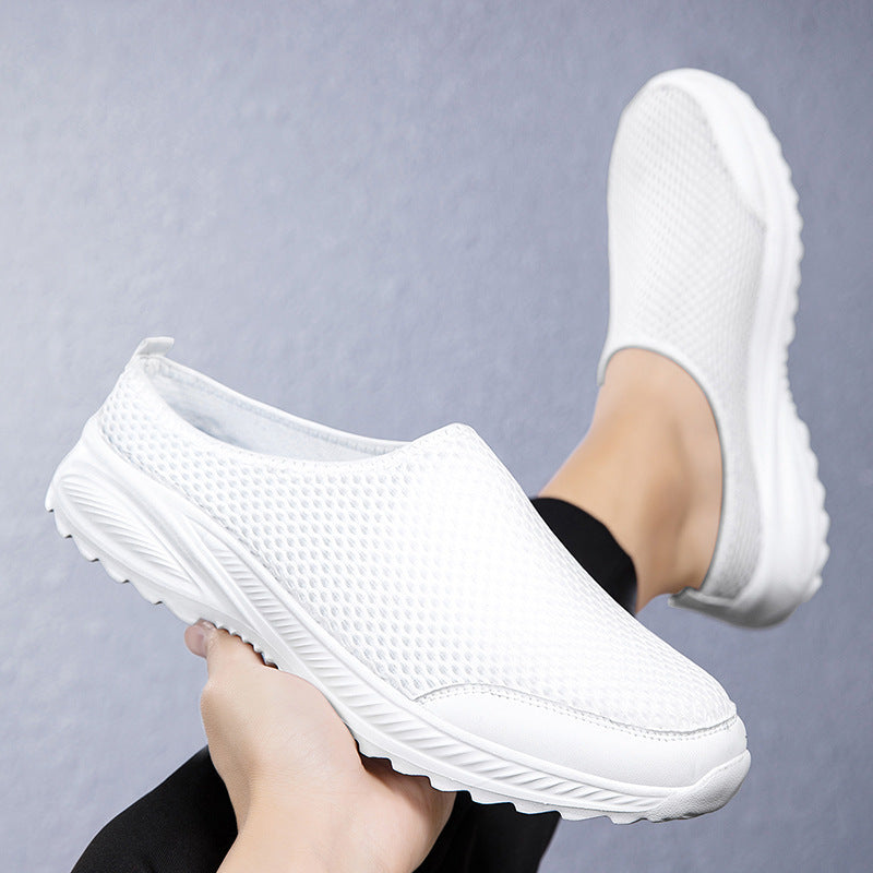 Unisex nan atmungsaktiver Mesh-Mule mit griffiger Flexlaufsohle und gepolstertem Komfortfußbett Echo Archiv