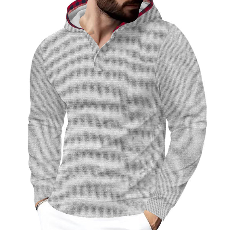 Herren lässiger Poloshirt mit strukturiertem Kragen Echoarchiv