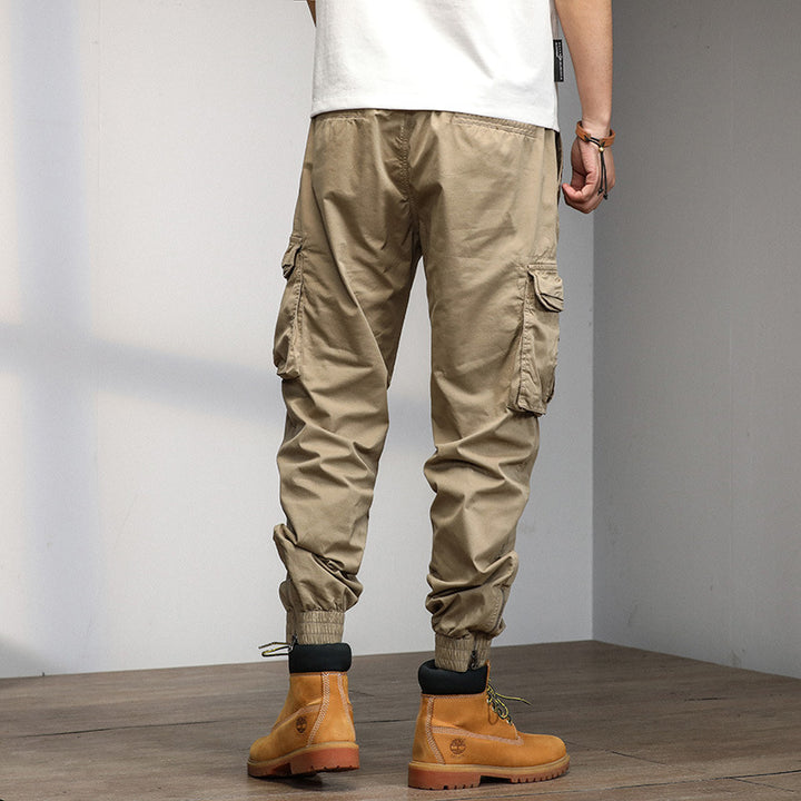 Herren Cargo-Hose mit elastischem Bund und multifunktionalen Taschen Echoarchiv 1758210500
