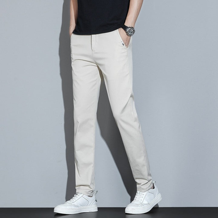 Herren Modische Slim-Fit Stoffhose Echo Archiv