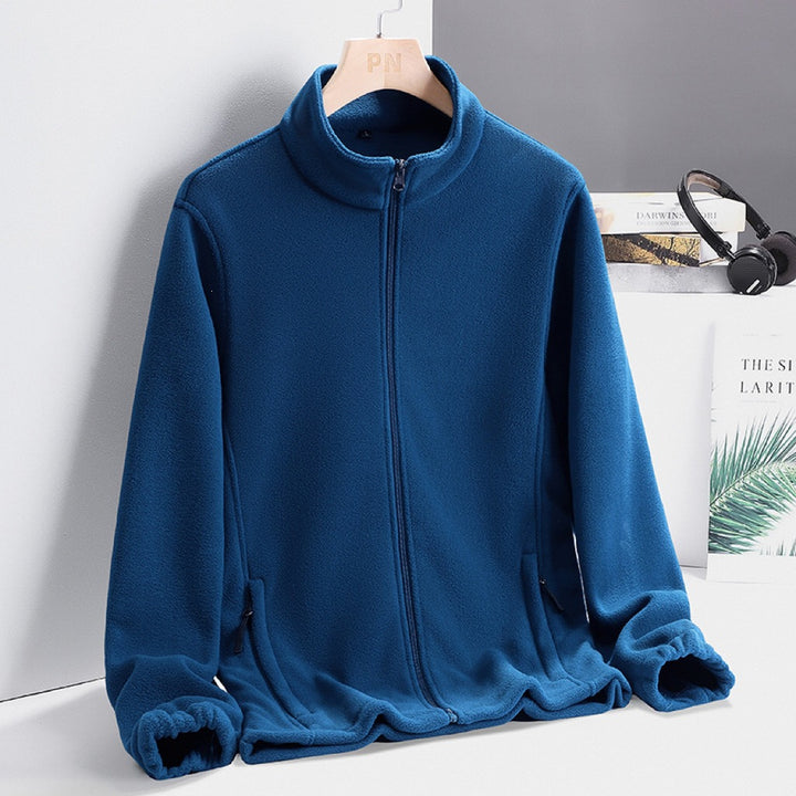 Damen Modische Fleecejacke mit hohem Kragen Echo Archiv