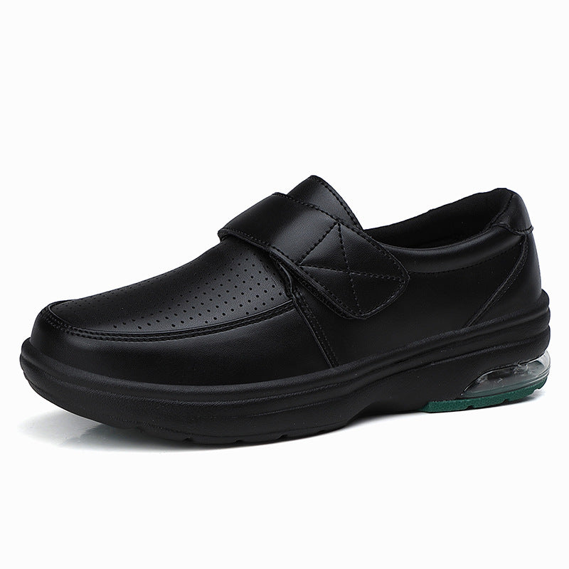 Herren nan orthopädische Komfort-Slipper mit Klettverschluss und sichtbarem Luftkissen Echo Archiv