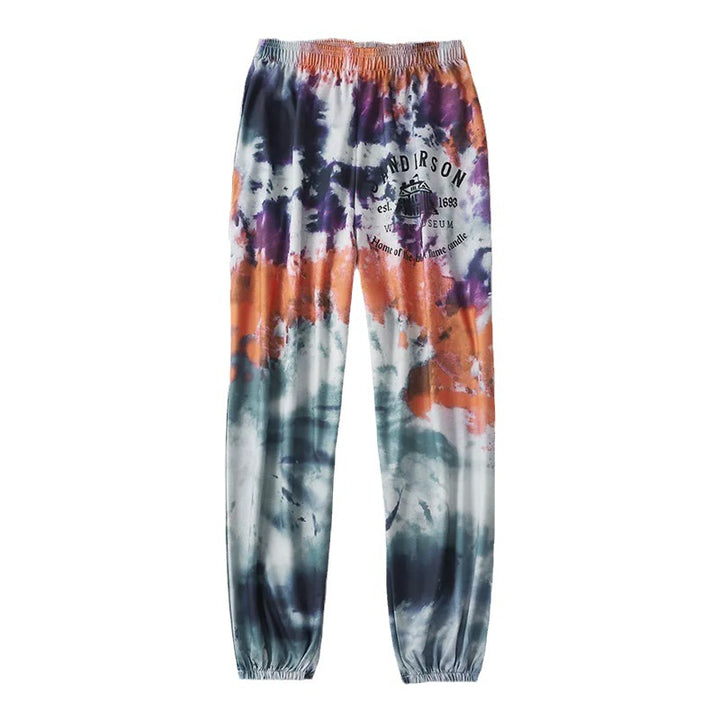 Damen Sportliche Freizeithose mit modischem Batikdesign Echo Archiv
