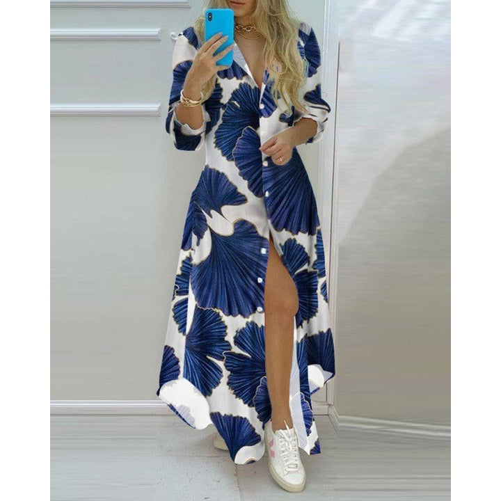 Damen Kimono-Robe mit Printdesign Echoarchiv