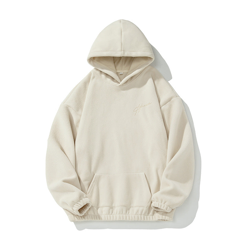 Unisex Schwerer Fleece-Kapuzenpullover im Relaxed-Boxy-Schnitt mit Kängurutasche Echo Archiv